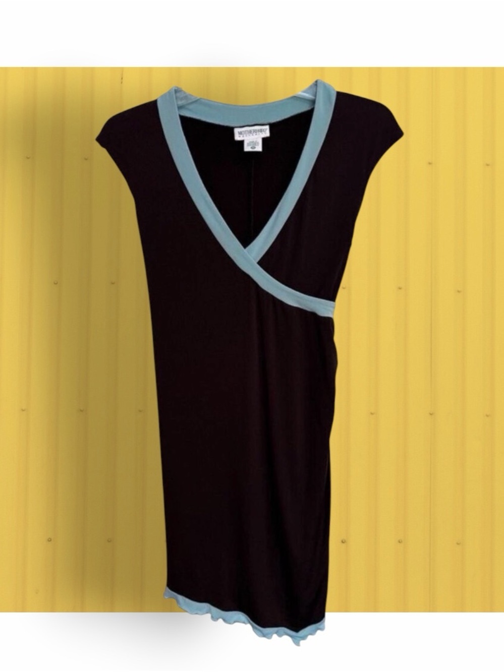 Motherhood Maternity Blue Wrap Dress Size Medium